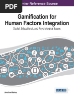 Gammification For Human Factor Integration