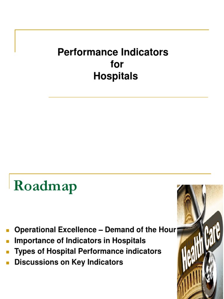 Hospital Performance Indicators PDF Hospital Patient