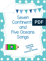 Seven Continents and Five Oceans Songs