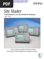 Anritsu Site Master S331a Specifications Spec Sheet 6c34