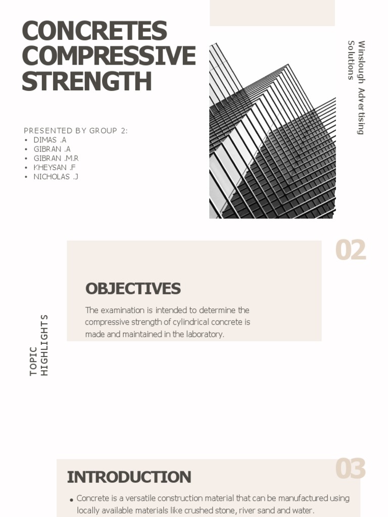 Concretes Compressive Strength New | PDF | Concrete | Building Engineering