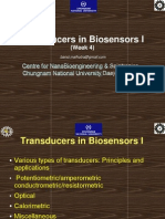 Transducers in Biosensors I: Types and Principles