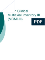 Millon Clinical Multiaxial Inventory III (Mcmi-Iii)