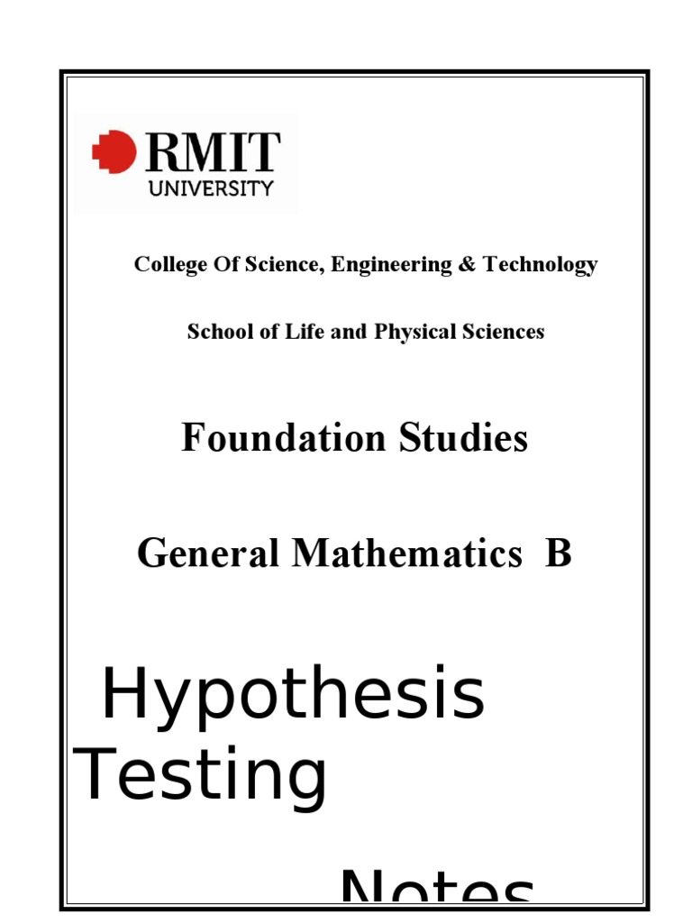 Examples of hypothesis testing and confidence intervals in nursing picture