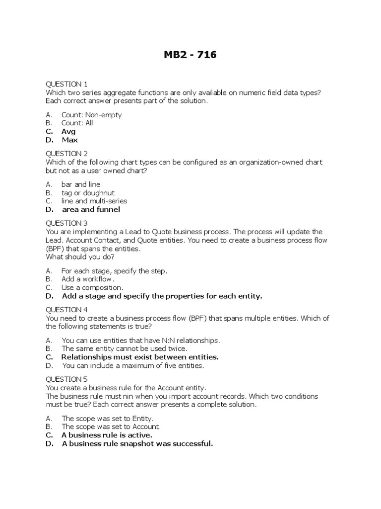 MB2-716 Exam Preparation Guide | PDF | Microsoft Outlook | Share Point