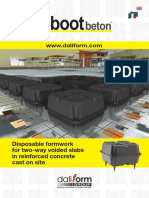 Disposable Formwork For Two-Way Voided Slabs in Reinforced Concrete Cast On Site