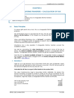 Chargeable Lifetime Transfers - Calculation of Tax: Basic Principles