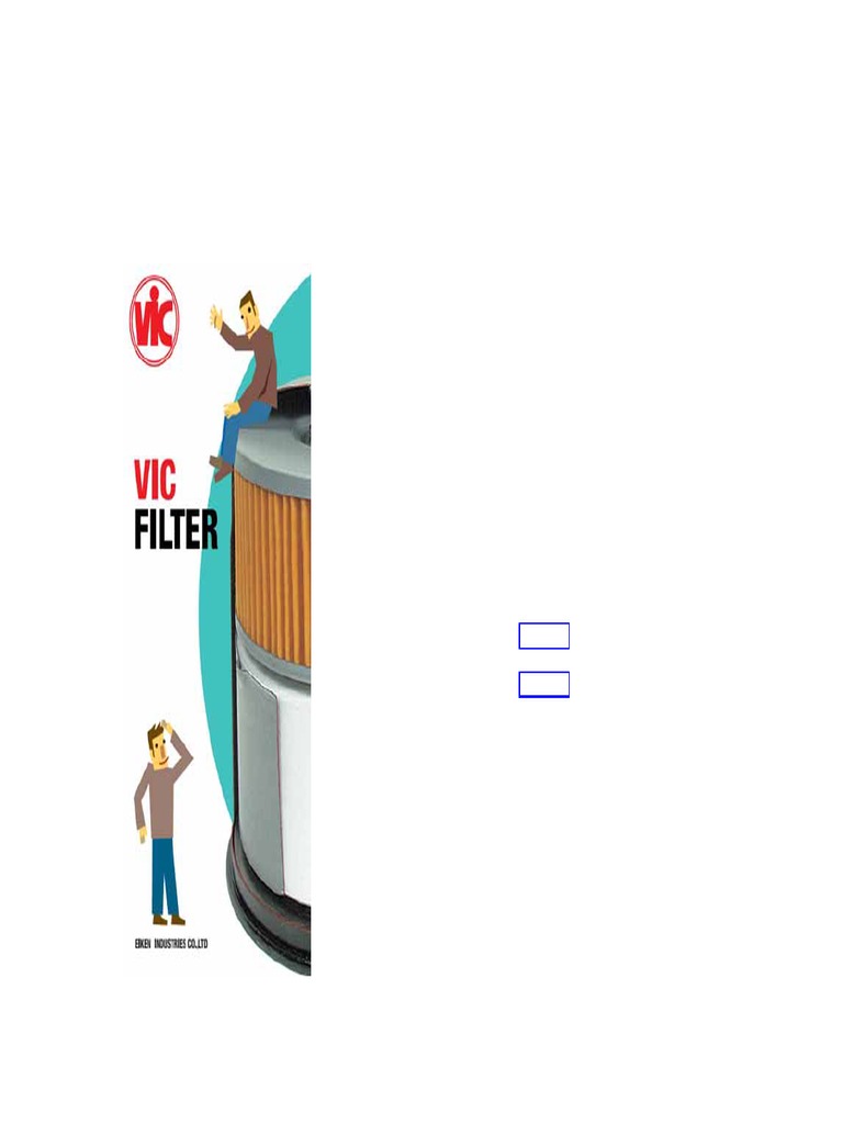 VIC Filter Catalogue 2008 Edition | PDF | Fuel Injection | Truck