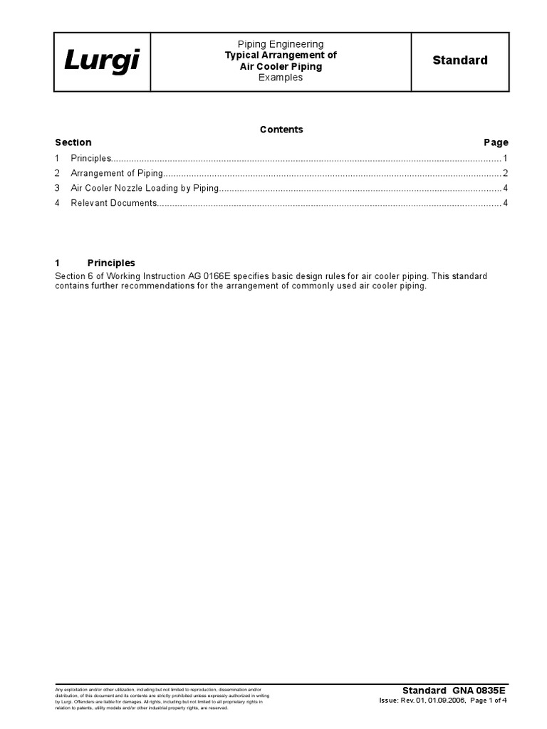 Air Cooler Piping Arrangement Guide | PDF | Nozzle | Gases