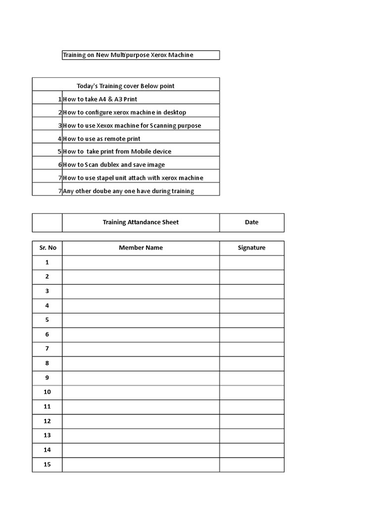 Xerox Machine Training Guide | PDF | Computers