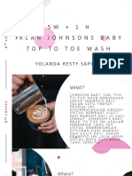 5 W + 1 H Iklan Johnsons Baby Top To Toe Wash: Yolanda Resty Saputri