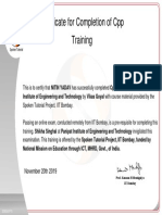 NITIN YADAV Participant Certificate