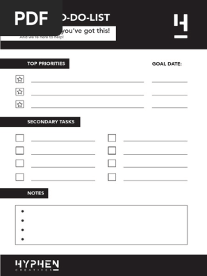 Hyphen - To Do List