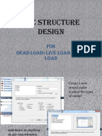 RCC Structure Design: FOR Dead Load+Live Load +wind Load
