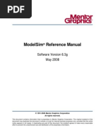 Modelsim Reference Manual: Software Version 6.3G May 2008