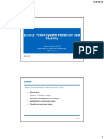 EE453 Power System Protection Stability