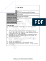 Program Risk - Assessment 1 - v1