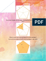 Since These Triangles Are Not Regular, How Would We Find The Area of ONE of Them?