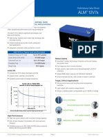 NEC ALM Battery 12V7s Datasheet