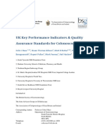 UK Quality Standards for Colonoscopy