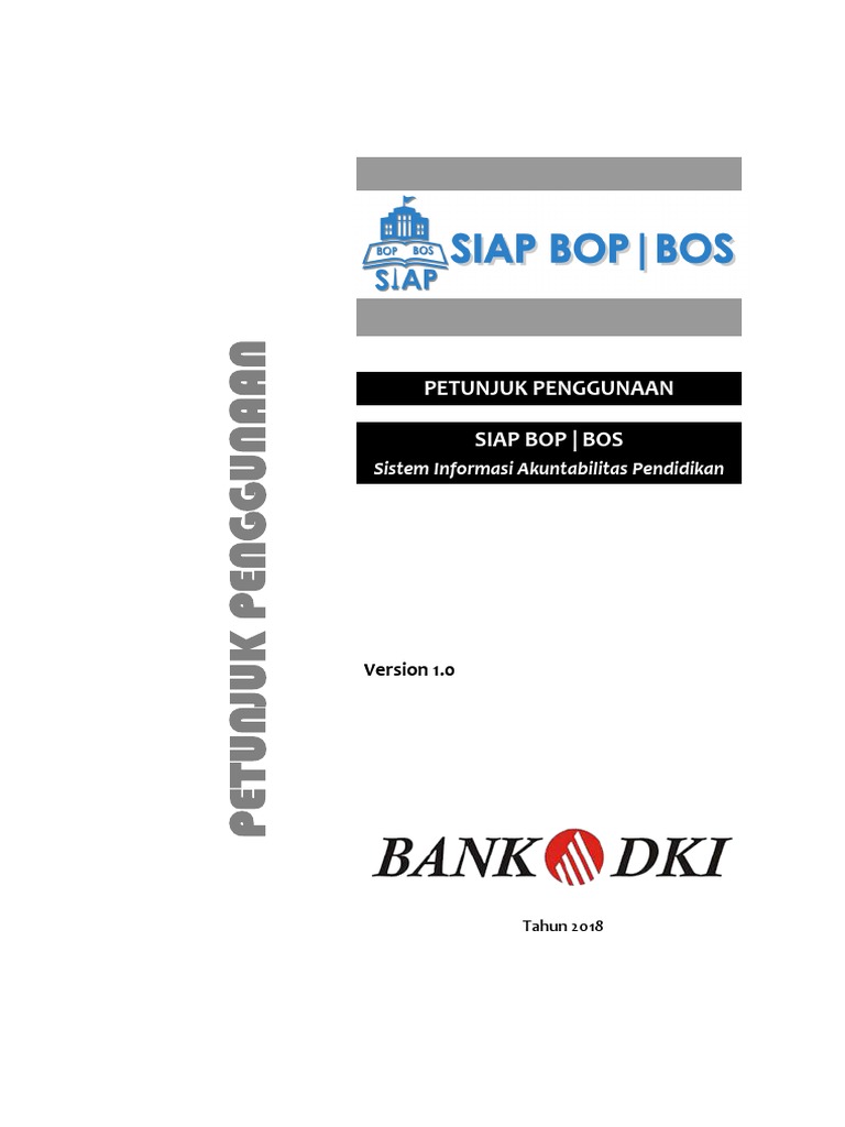 Panduan Penggunaan SIAP BOP|BOS | PDF