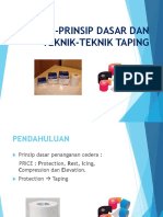 Prinsip-Prinsip Dasar Dan Teknik-Teknik Taping