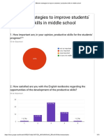 Strategies To Improve Students' Skills