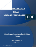 pengorganisasian (MANAJEMEN LEMBAGA PENDIDIKAN ISLAM)