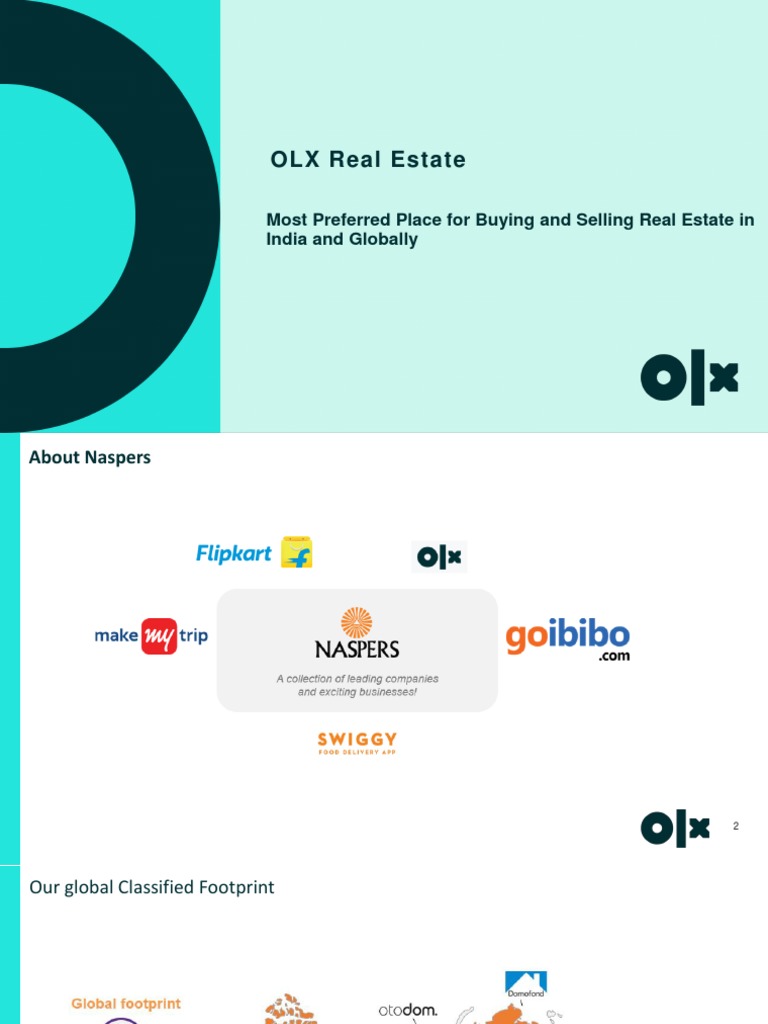 OLX Real Estate Presentaion PDF Mobile Marketing Mobile App