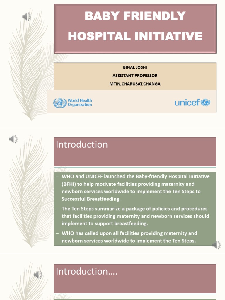 BABY FRIENDLY HOSPITAL INITIATIVE TRAINING COURSE FOR MATERNITY STAFF CUSTOMISATION GUIDE visual data 3
