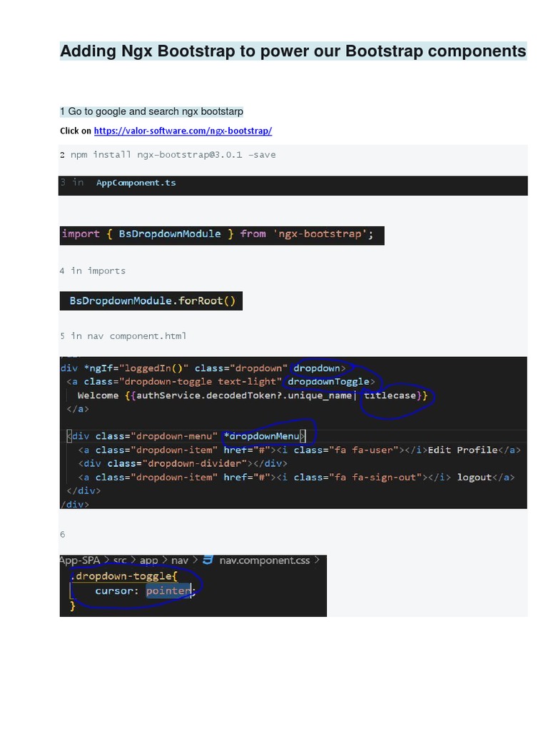 Adding NGX Bootstrap To Power Our Bootstrap Components PDF