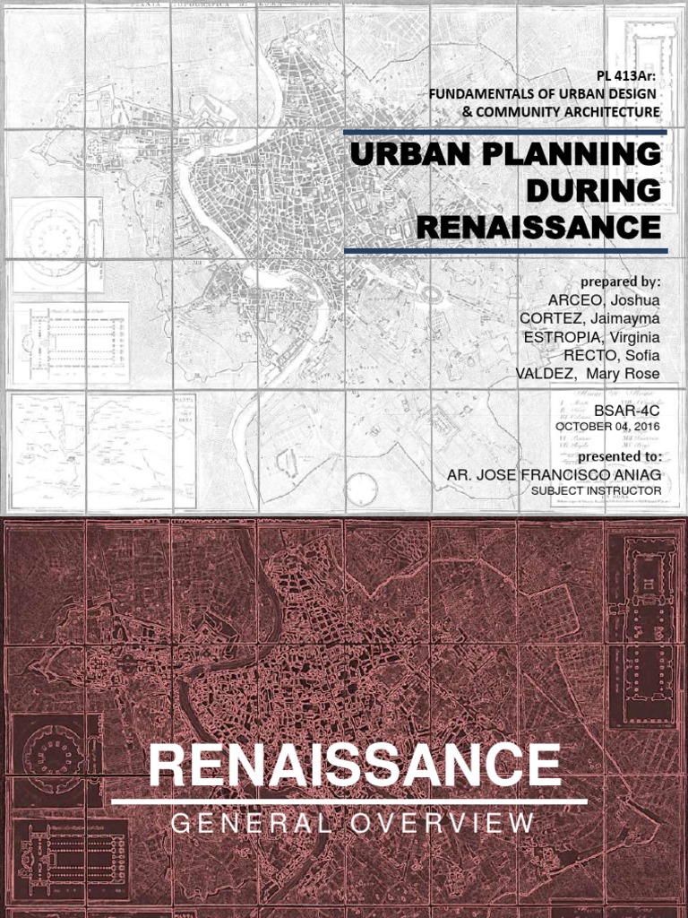 Renaissance Urban Planning Insights | PDF | Renaissance | Roman Empire