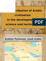 Arabic Civilization's Major Contributions to Science and Technology