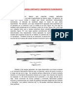 Diagrama de Fuerza Cortante y Momento Flexionante