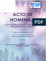 Acto Homenaje