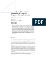 Financial Constraints&Growth-Multinational&Local Firm