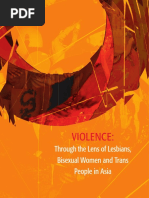 Violence Through Lens of Lesbians Bisexual Women and Transgender People in Asia 2014