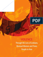 Violence Through Lens of Lesbians Bisexual Women and Transgender People in Asia 2014