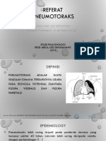 Referat Pneumotoraks: Stase Pulmonologi Rsud Abdul Aziz Singkawang 2019