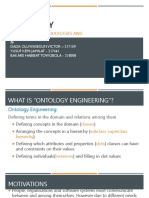 Ontology: Motivations, Methodologies and Implementation