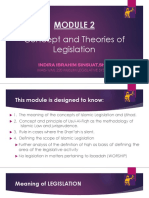 Concept and Theories of Legislation in Islamic Jurisprudence