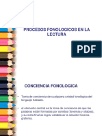 Procesos Fonologicos en La Lectura