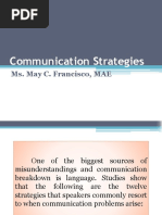 Communication Strategy