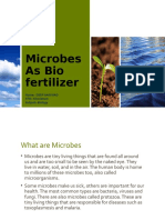 Microbes As Bio Fertilizer: Name:-Deep Gaikwad STD:-XII (Science) Subject:-Biology