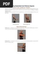 Officiating Basketball and Referee Signals: There Are "Fouls" and There Are "Violations"