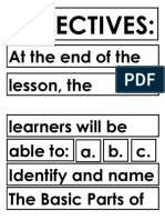 Objectives: Objectives:: at The End of The Lesson, The