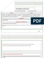 Procedimiento de metrología