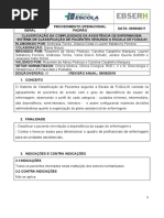Escala Mensal de Enfermagem | PDF