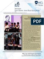 Mechanics Jose Rizal Quiz Show Revised PDF