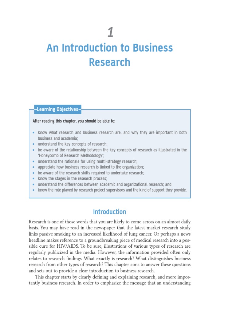 Introduction to Business Research Basics | PDF | Positivism | Pragmatism